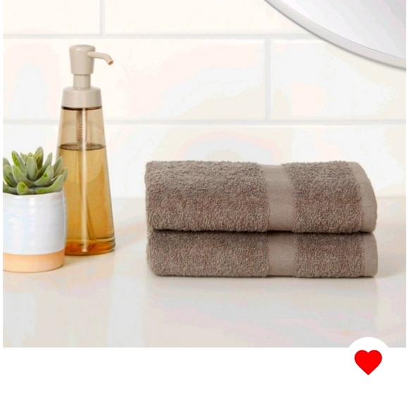 Gray Hand Towel Set 2pack - Picture 1 of 3